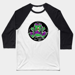 Psychedelic frog Baseball T-Shirt